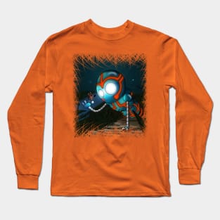 Robot and Butterfly Long Sleeve T-Shirt